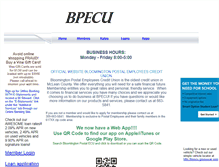 Tablet Screenshot of bpecu.net